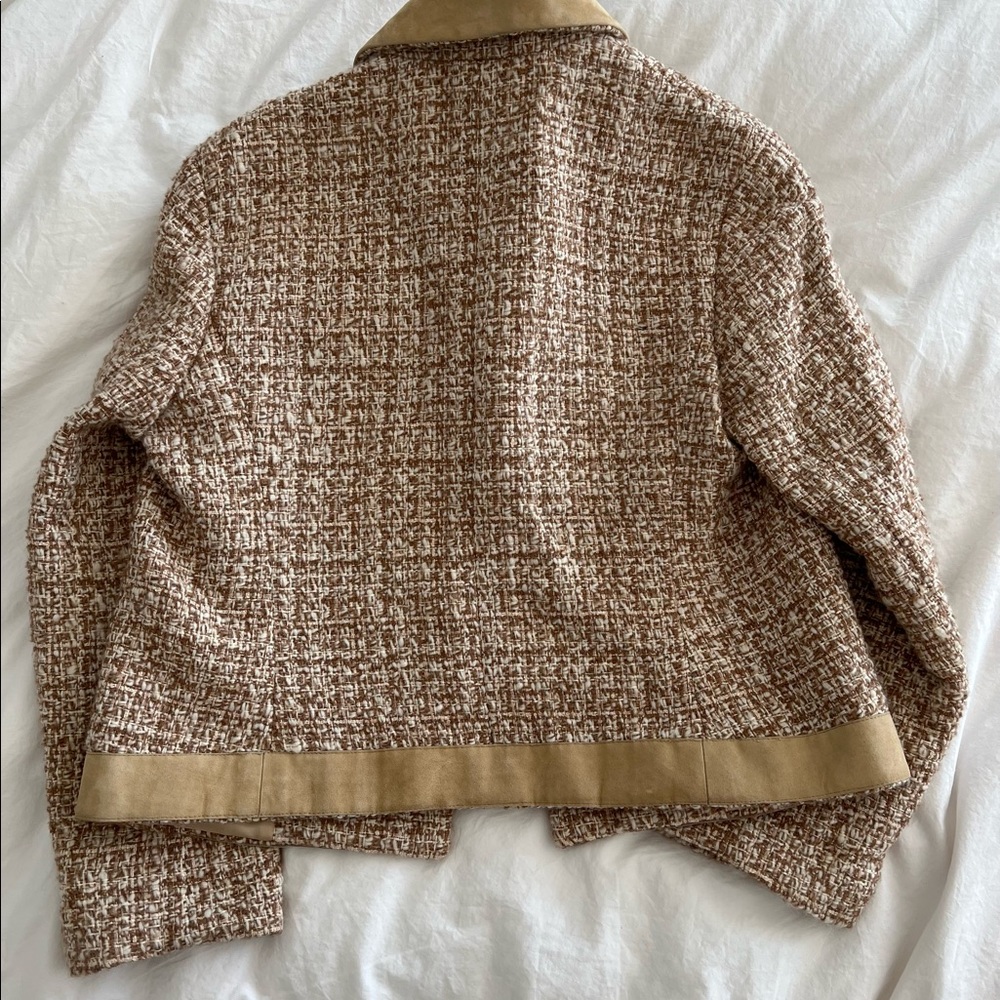 Margon suede trimmed blazer